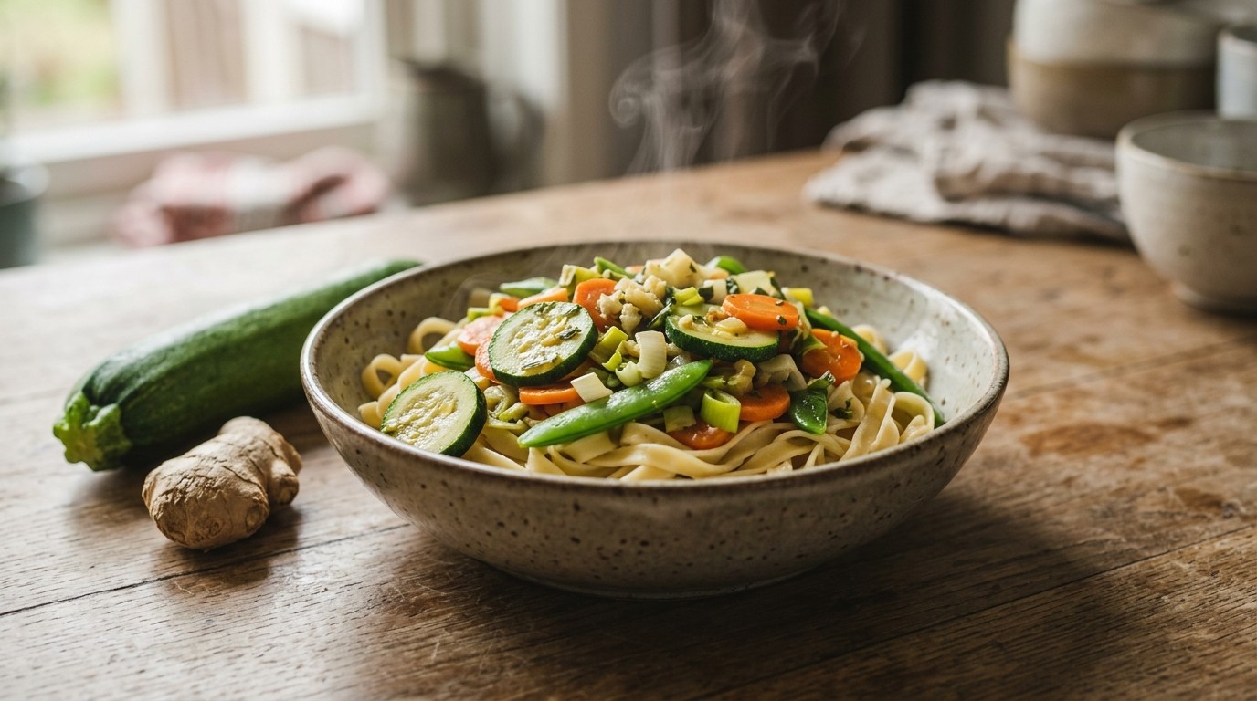 Prutpot met Rijst of Macaroni Zonder Vlees