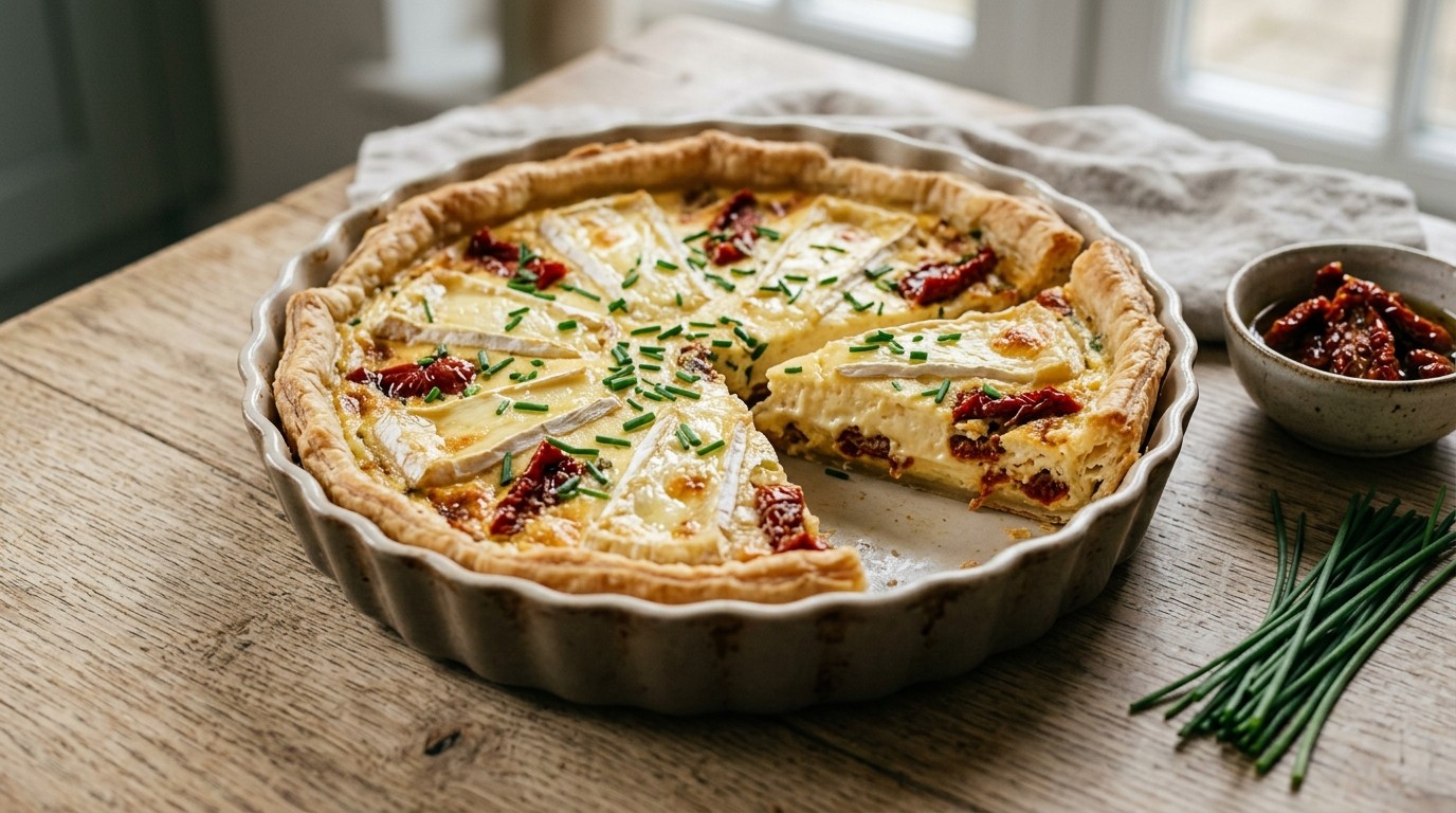Quiche met Brie