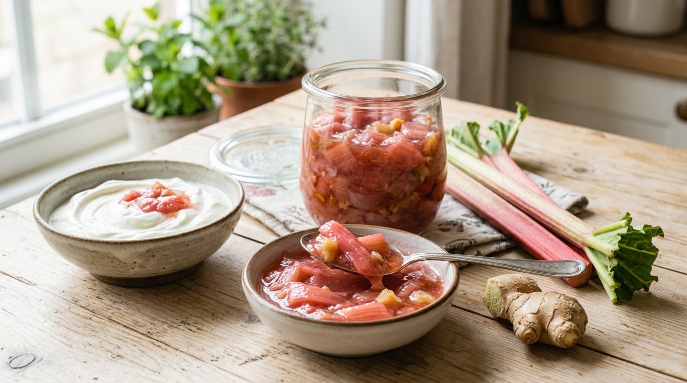 Rabarbercompote