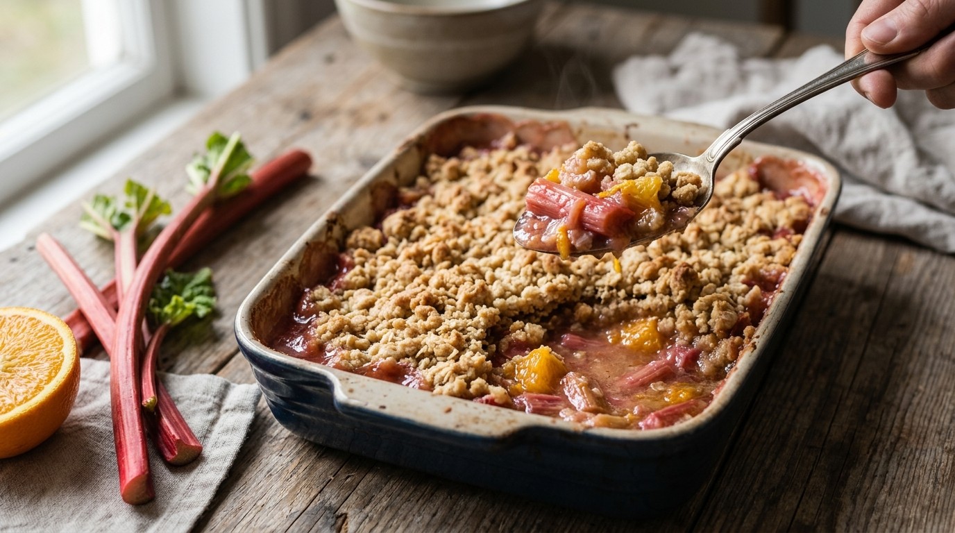 Rabarbercrumble