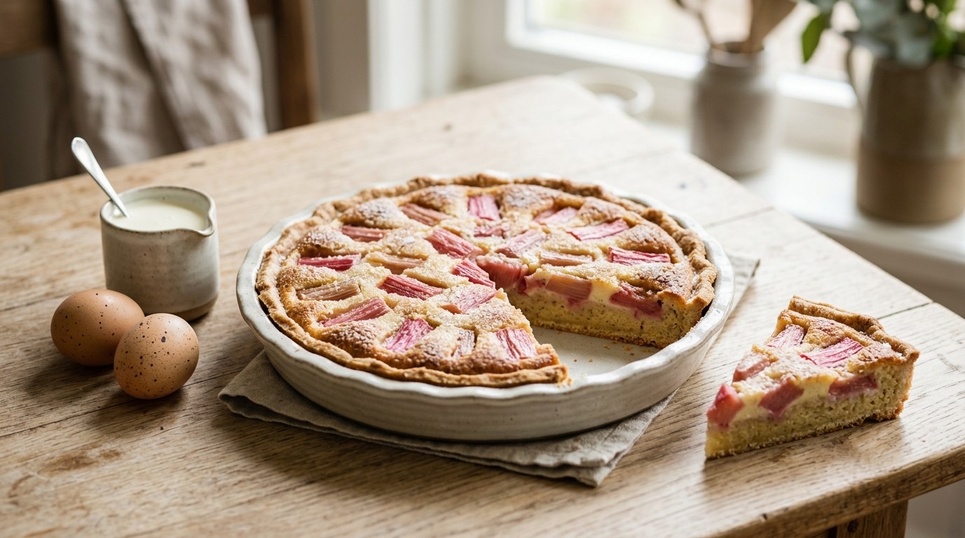Rabarbertaart van Teunie recept Rabarbertaart van Teunie recept