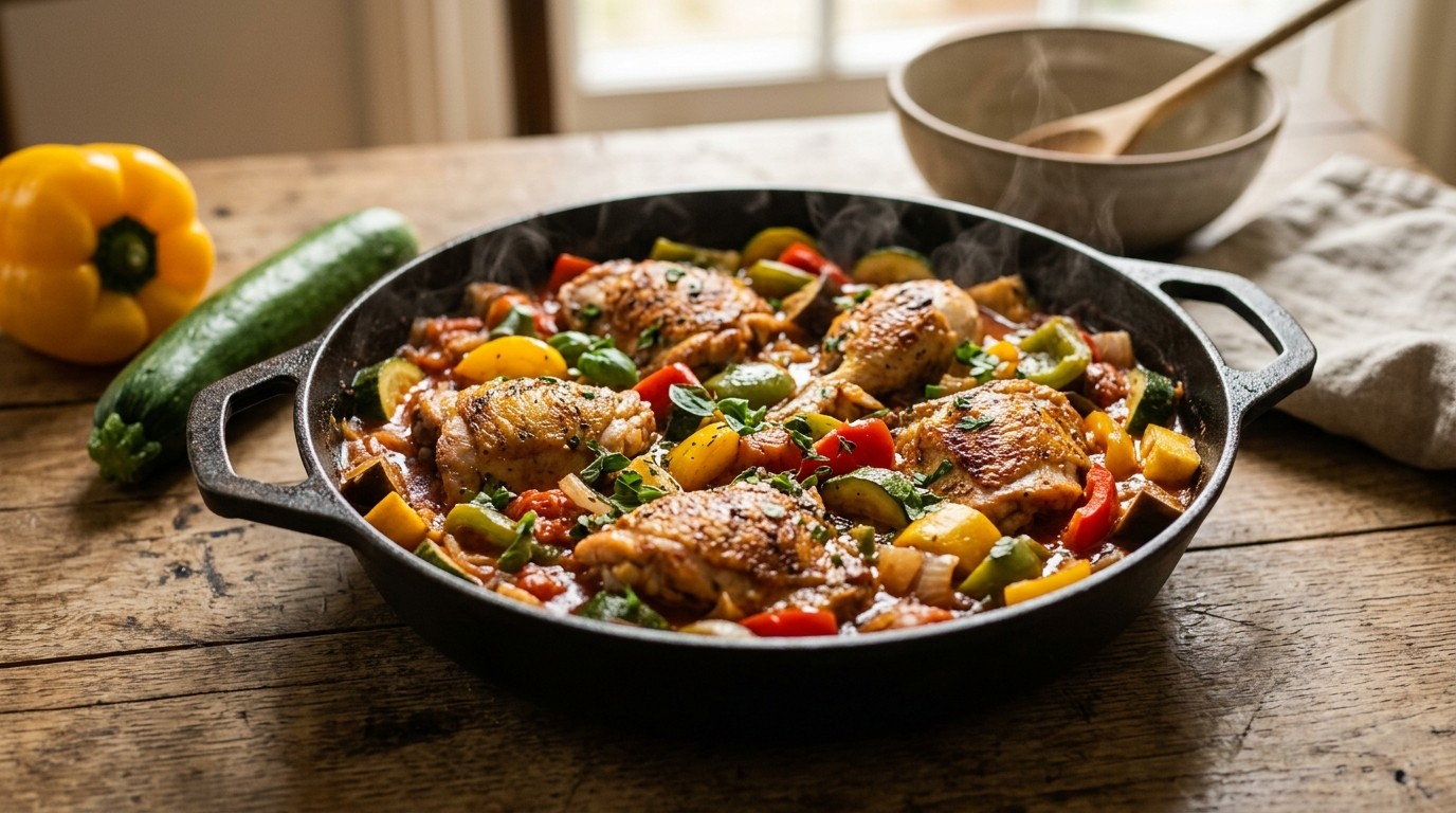 Ratatouille met Kipfilet
