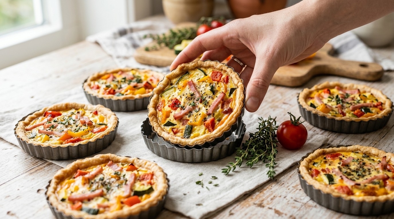 Ratatouilletaartjes met Hamreepjes