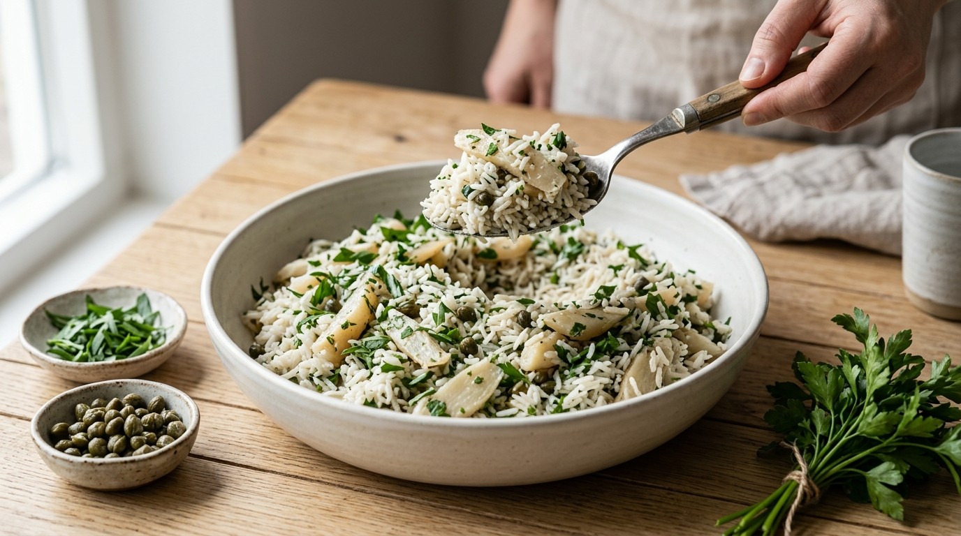 Rijst-salade