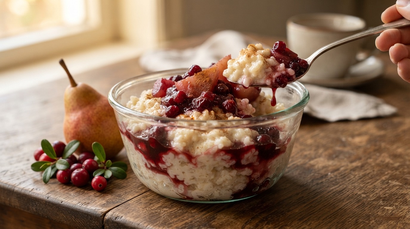Rijstdessert met Vruchtencompote recept Rijstdessert met Vruchtencompote recept