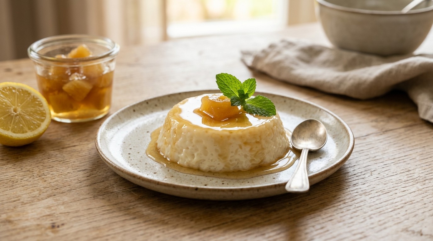 Rijstpudding met Gember
