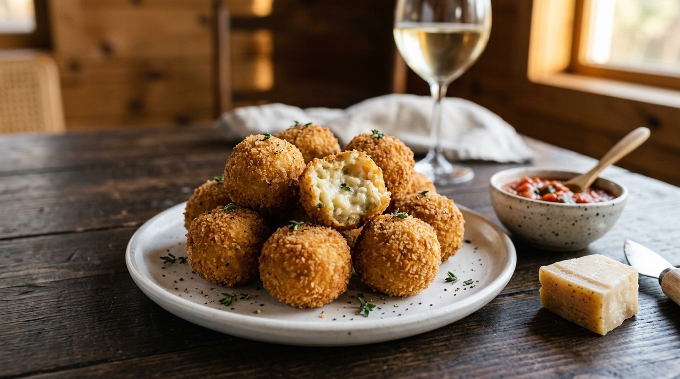 Risottoballetjes recept Risottoballetjes recept
