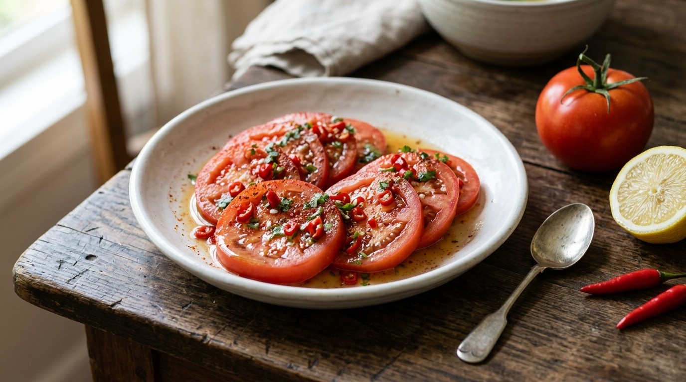 Roedjak Tomaat (licht Gekruiden Tomaten) recept Roedjak Tomaat (licht Gekruiden Tomaten) recept