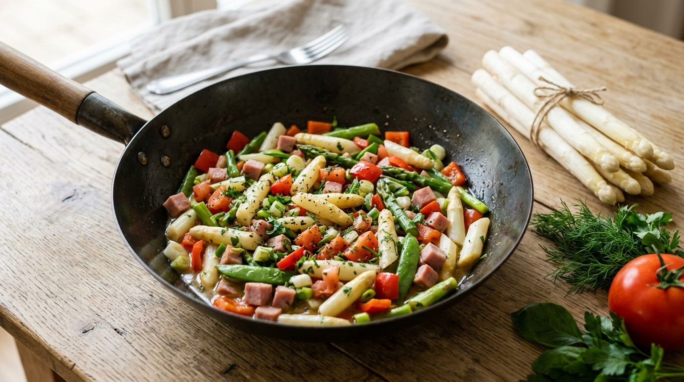 Roerbak Asperge recept Roerbak Asperge recept