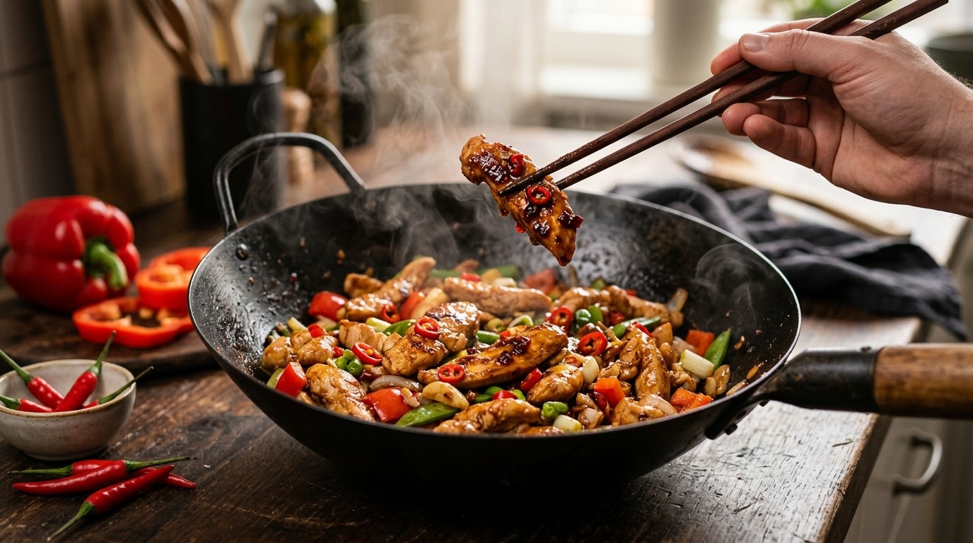 Roerbakgerecht met kip recept Roerbakgerecht met kip recept