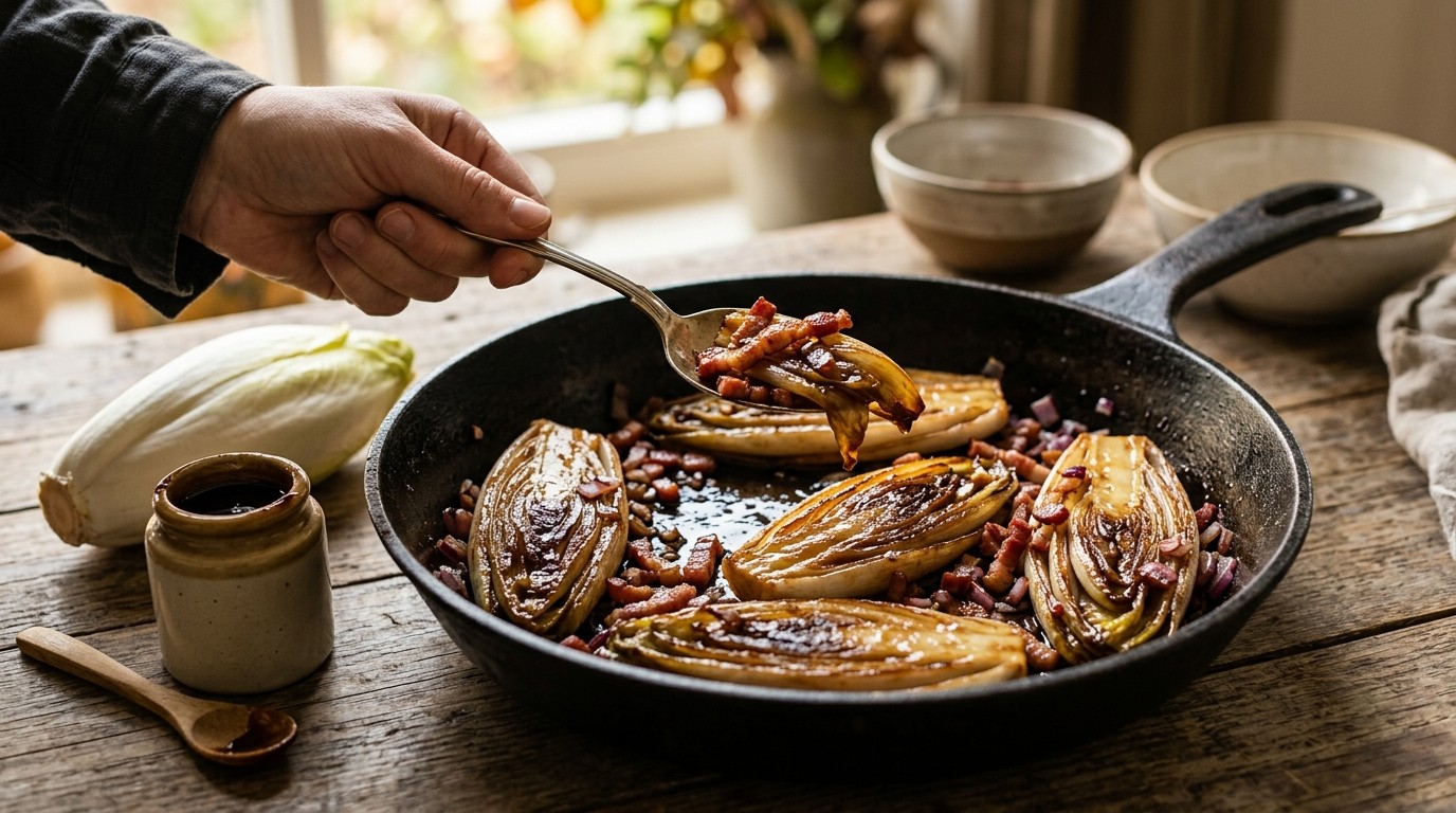 Roerbakken Witlof met Balsamico