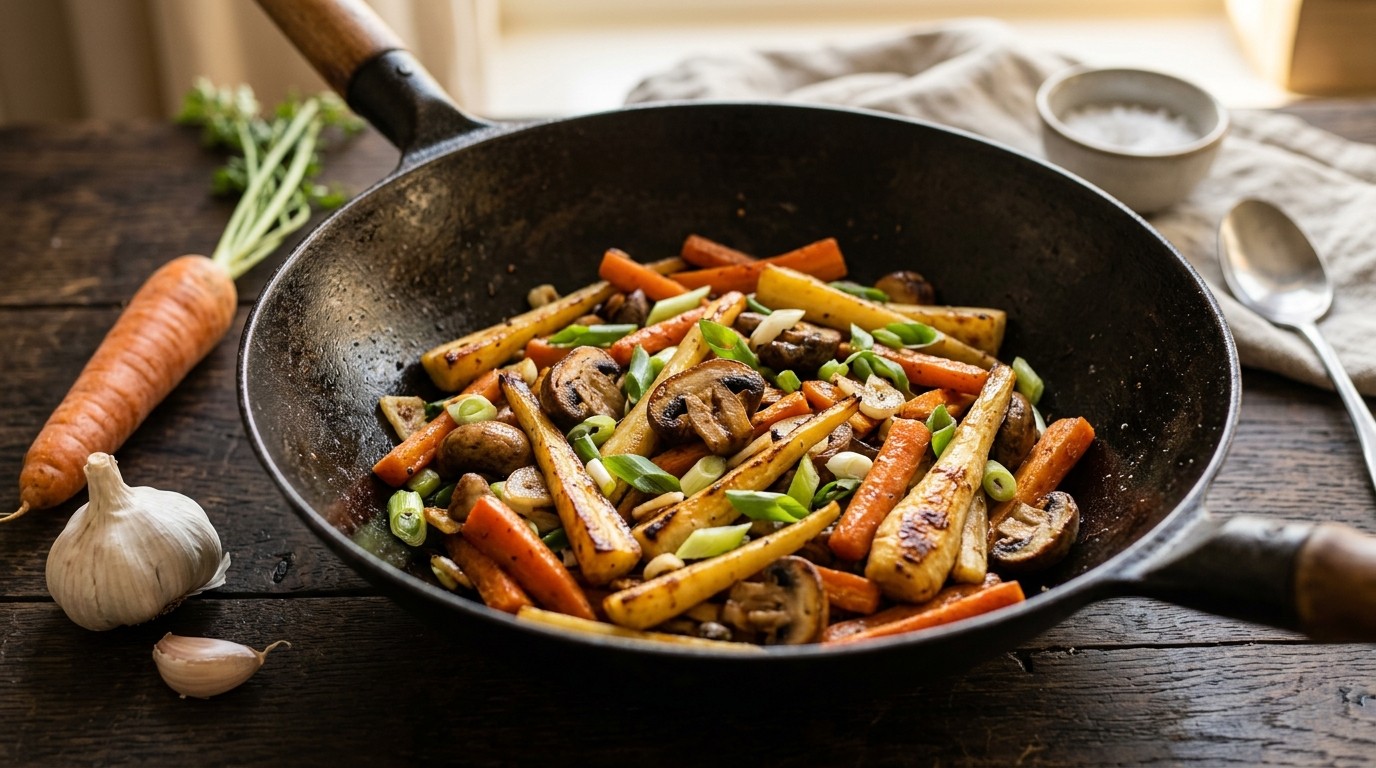 Roerbakschotel met Pastinaak recept Roerbakschotel met Pastinaak recept