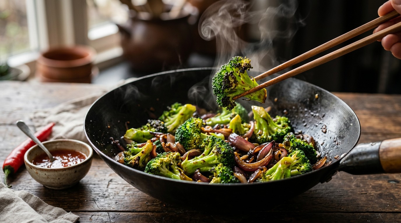 Roergebakken Broccoli en ui recept Roergebakken Broccoli en ui recept
