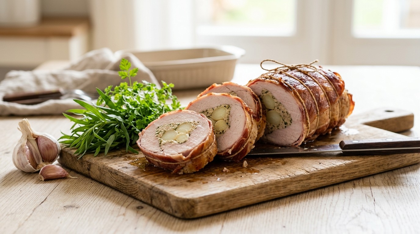 Rollade van Hollandse Asperges