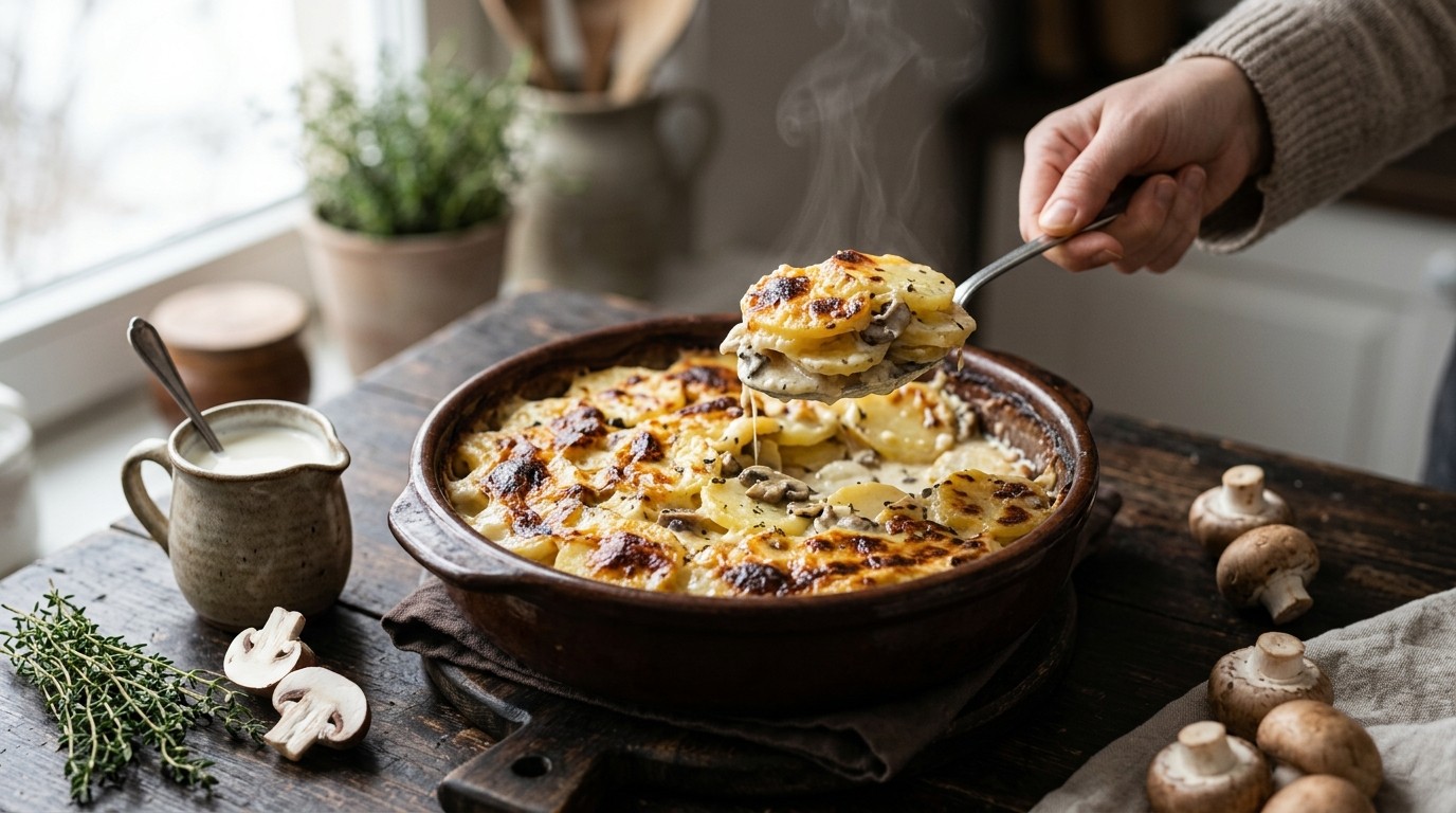 Romige Aardappelschijfjes uit de Oven