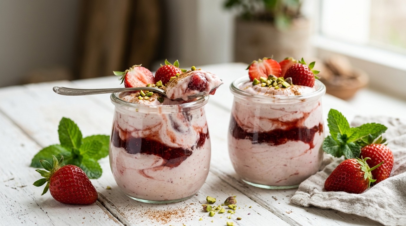 Romige Aardbeienmascarpone recept Romige Aardbeienmascarpone recept