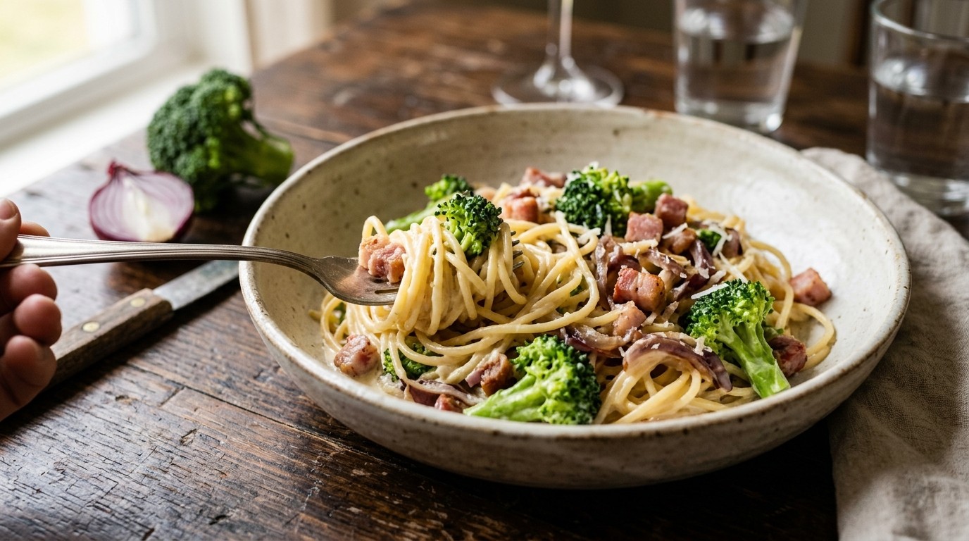 Romige Broccoli Pasta
