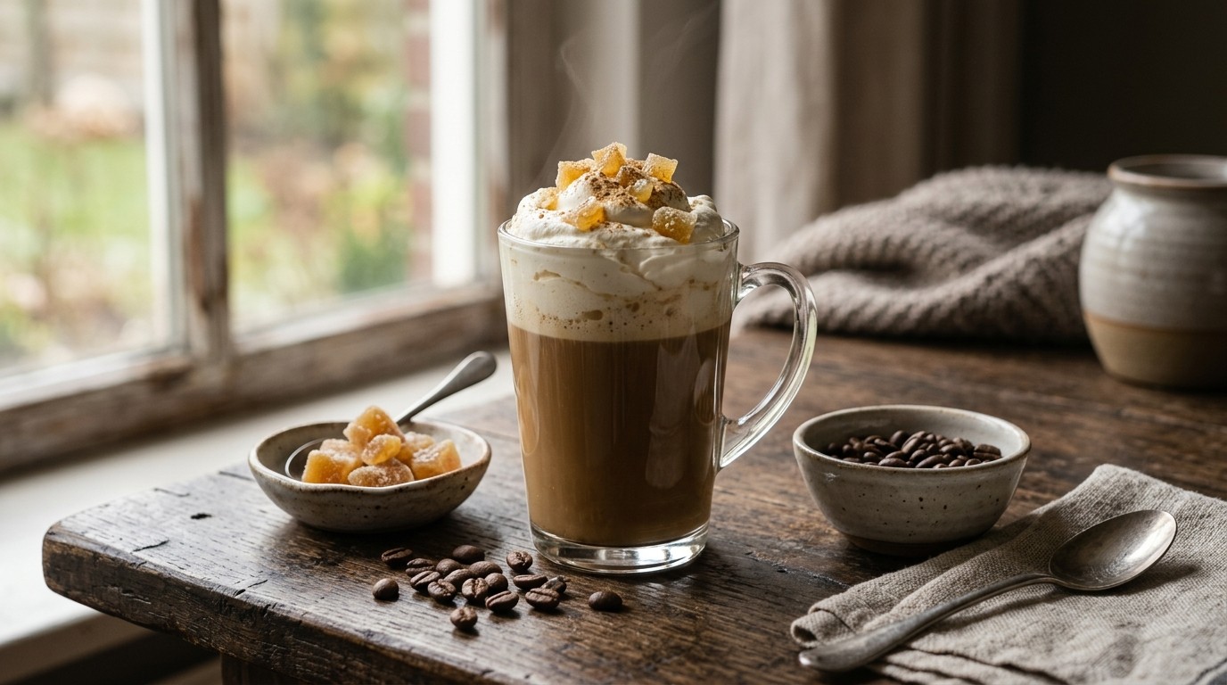 Romige Gemberkoffie