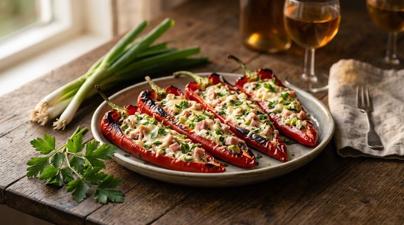 Romige Gevulde Paprika recept Romige Gevulde Paprika recept
