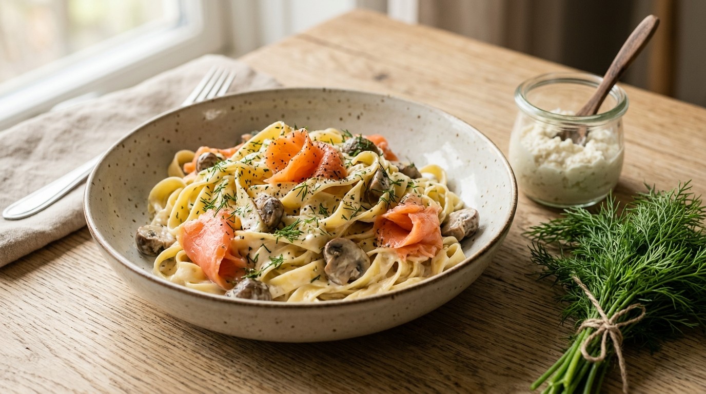 Roomsaus met Gerookte Zalm