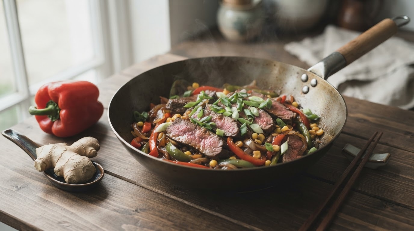 Rosbief met Paprika en Oestersaus recept Rosbief met Paprika en Oestersaus recept