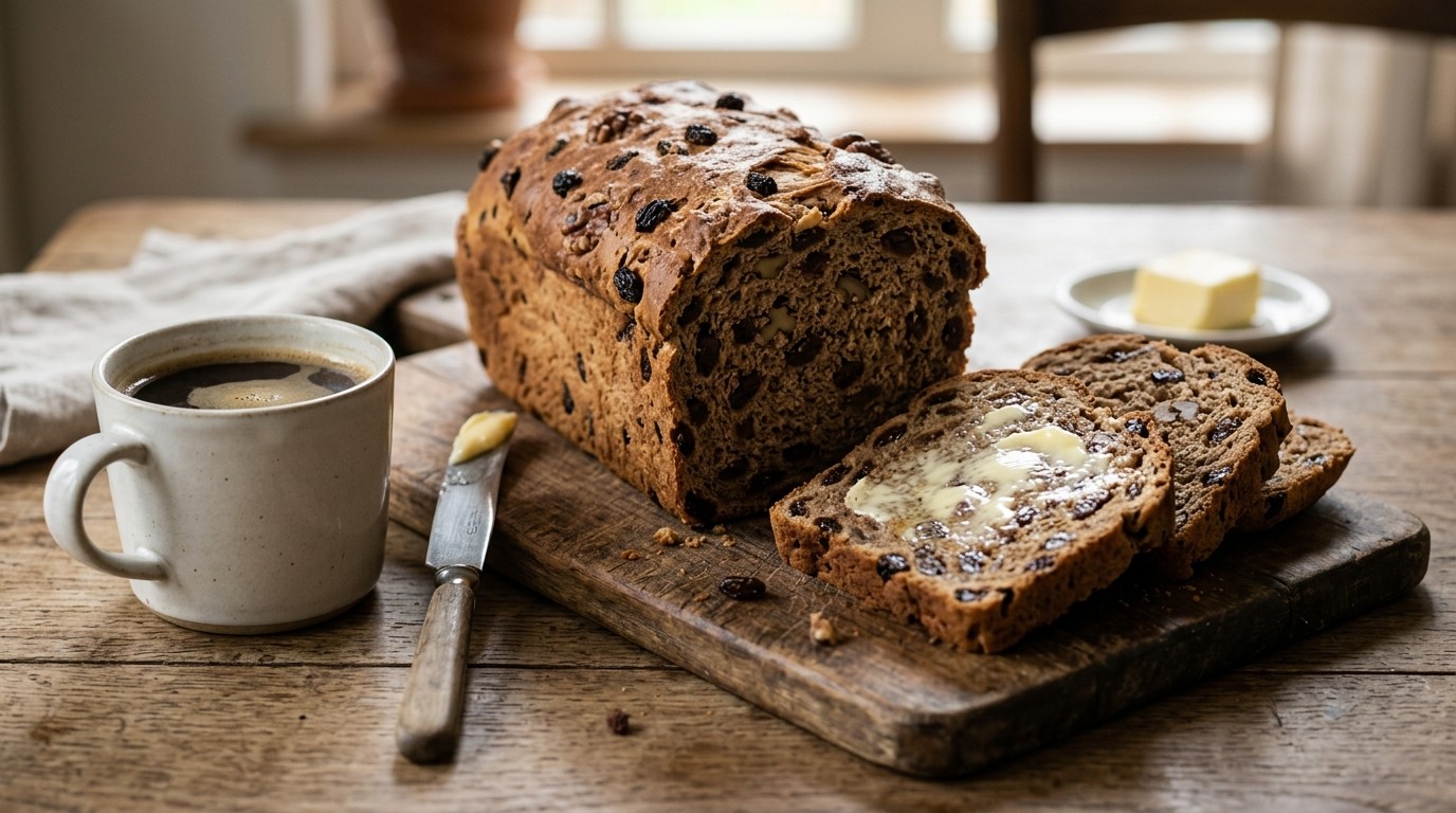 Rozijnen-notenbrood a la Robby