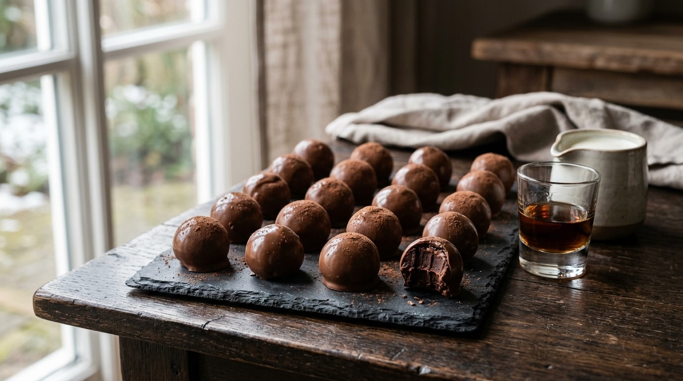 Rumchocolade Truffels
