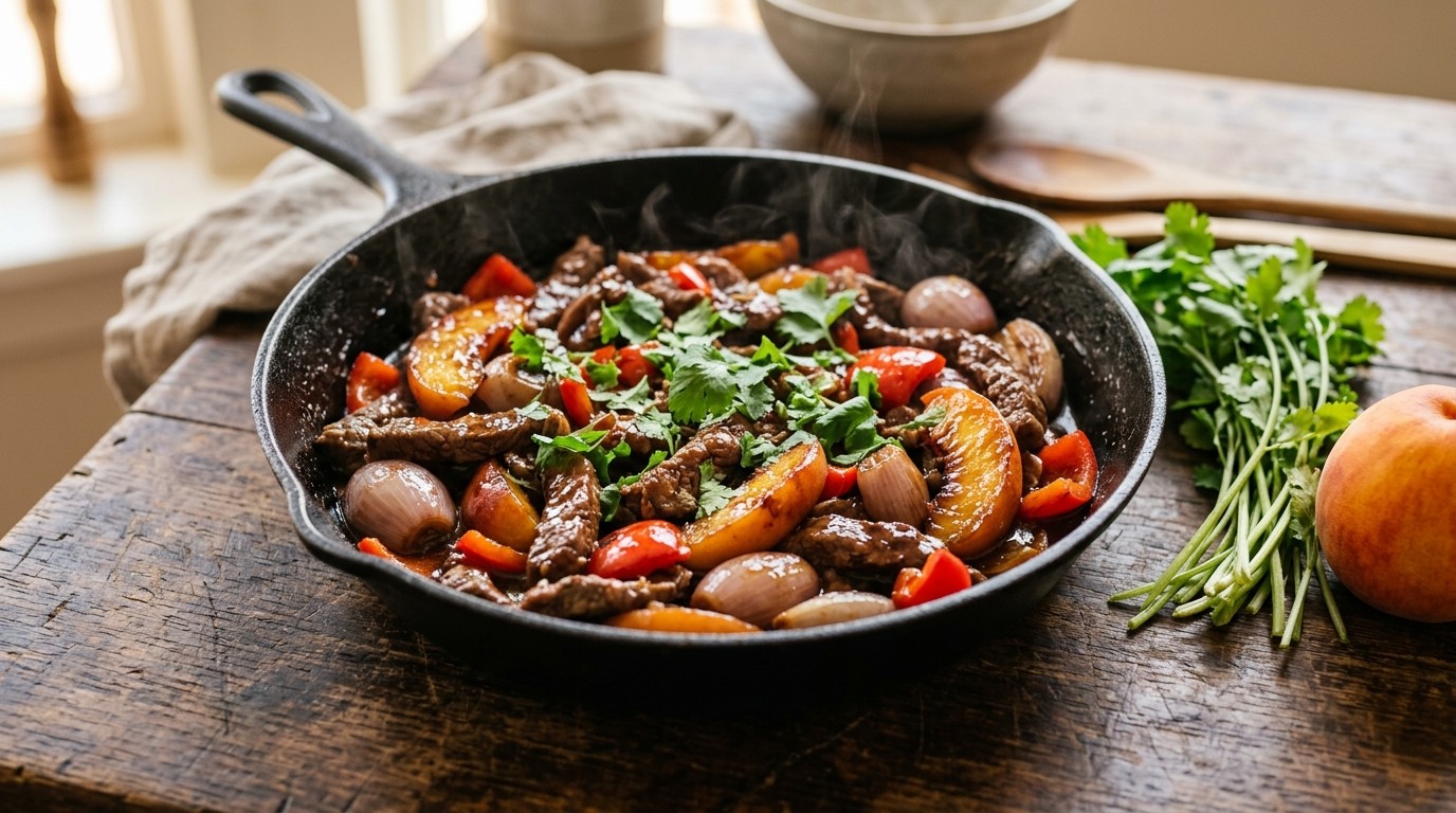 Runderreepjes met Sjalotjes en Paprika recept Runderreepjes met Sjalotjes en Paprika recept