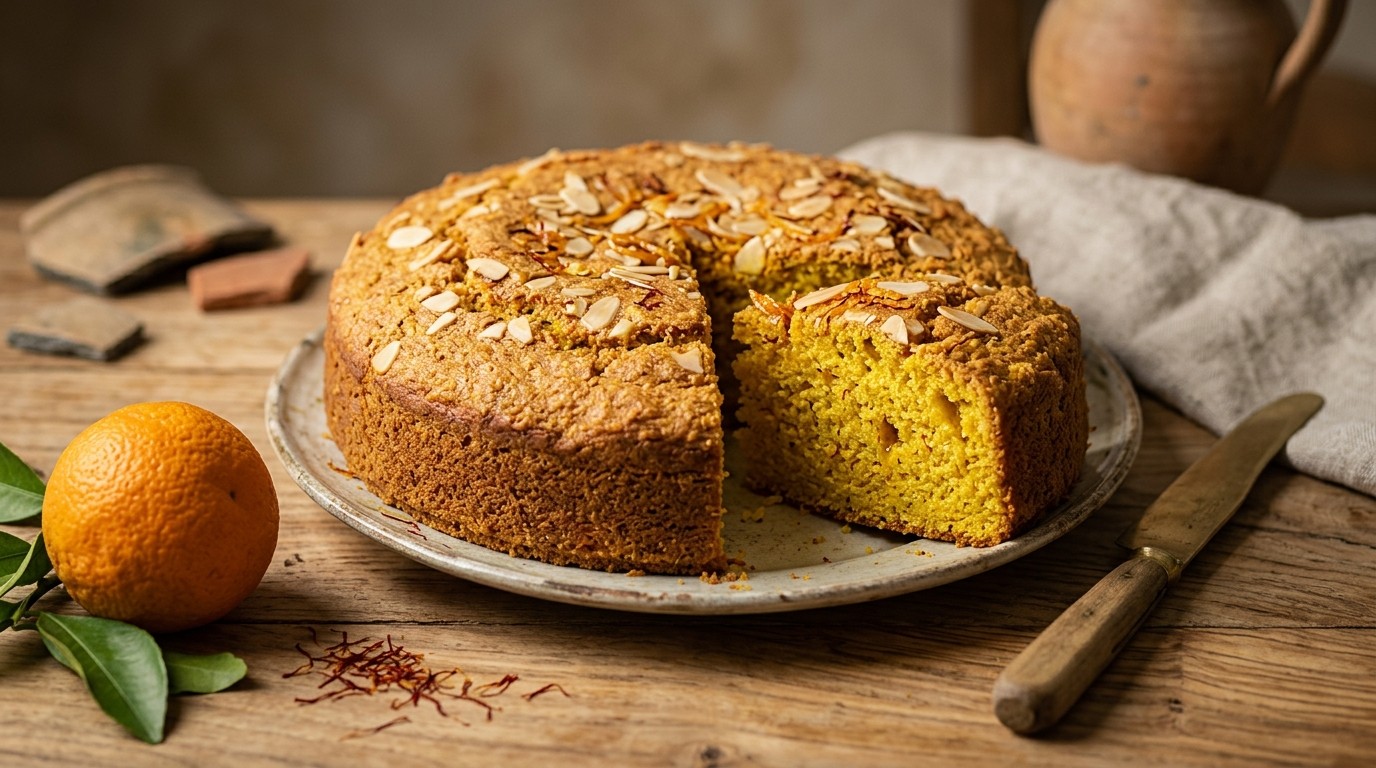 Saffraancake uit de Tijd van de Bijbel