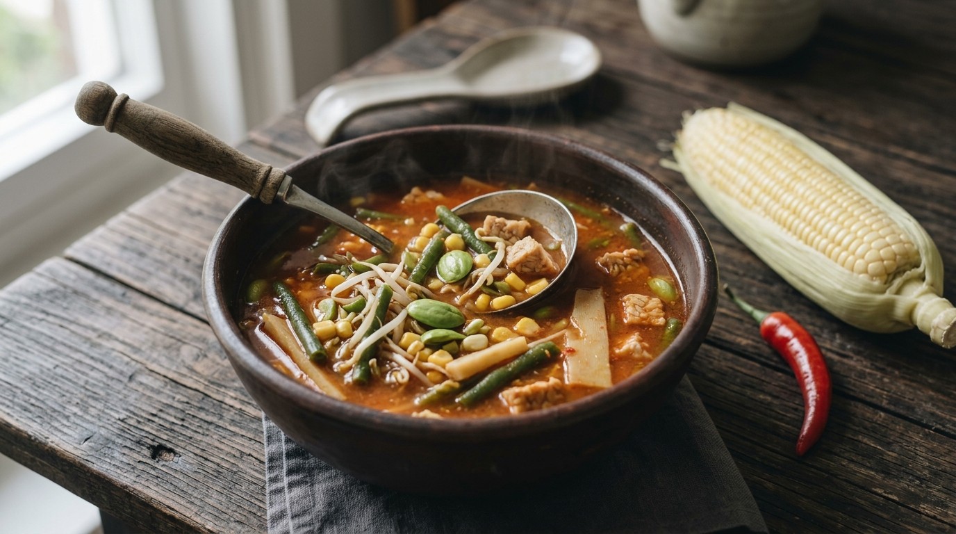 Sajoer Sambal Godok (lichte Groentensoep)