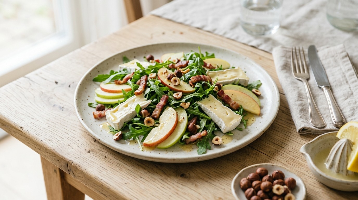 Salade met Appel en Brie
