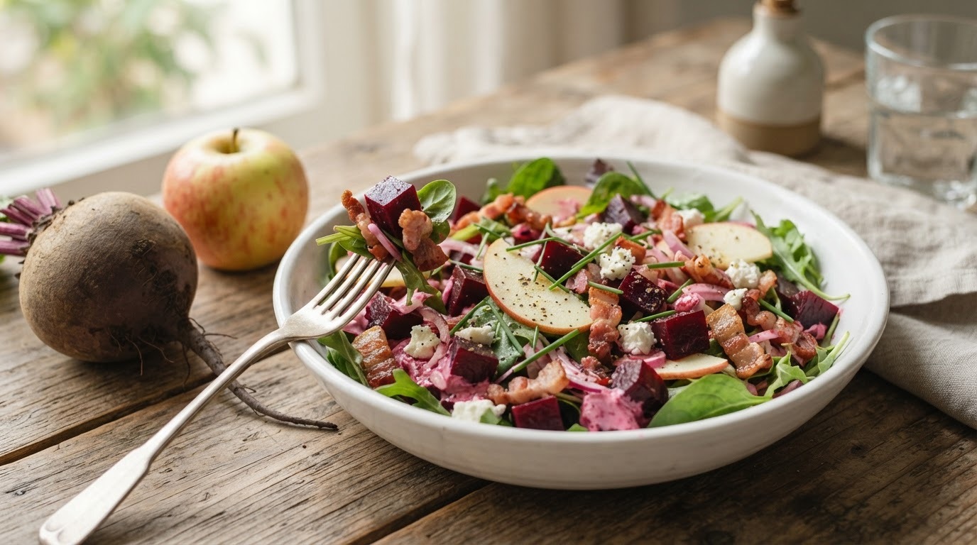 Salade met Bietjes en Spekjes