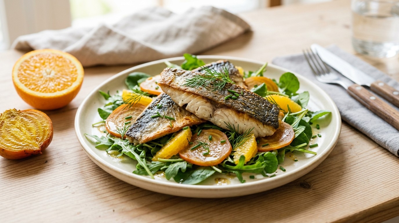 Salade met Gebakken Makreel recept Salade met Gebakken Makreel recept