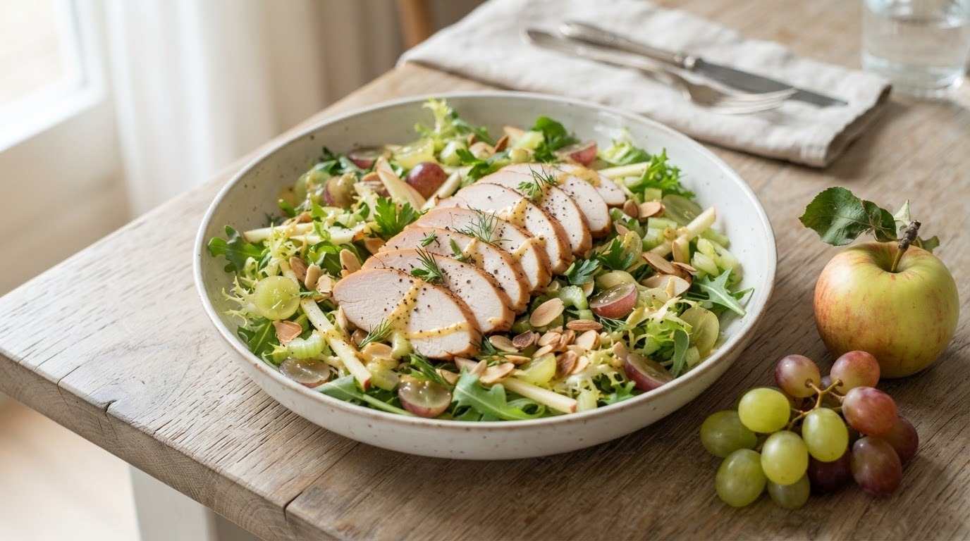 Salade met Gerookte kip