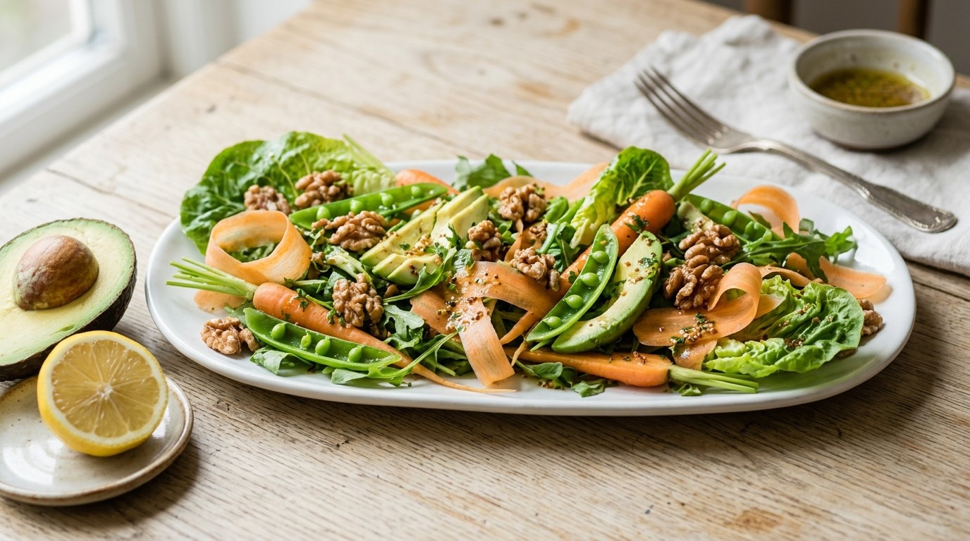 Salade met Wortel en Noten