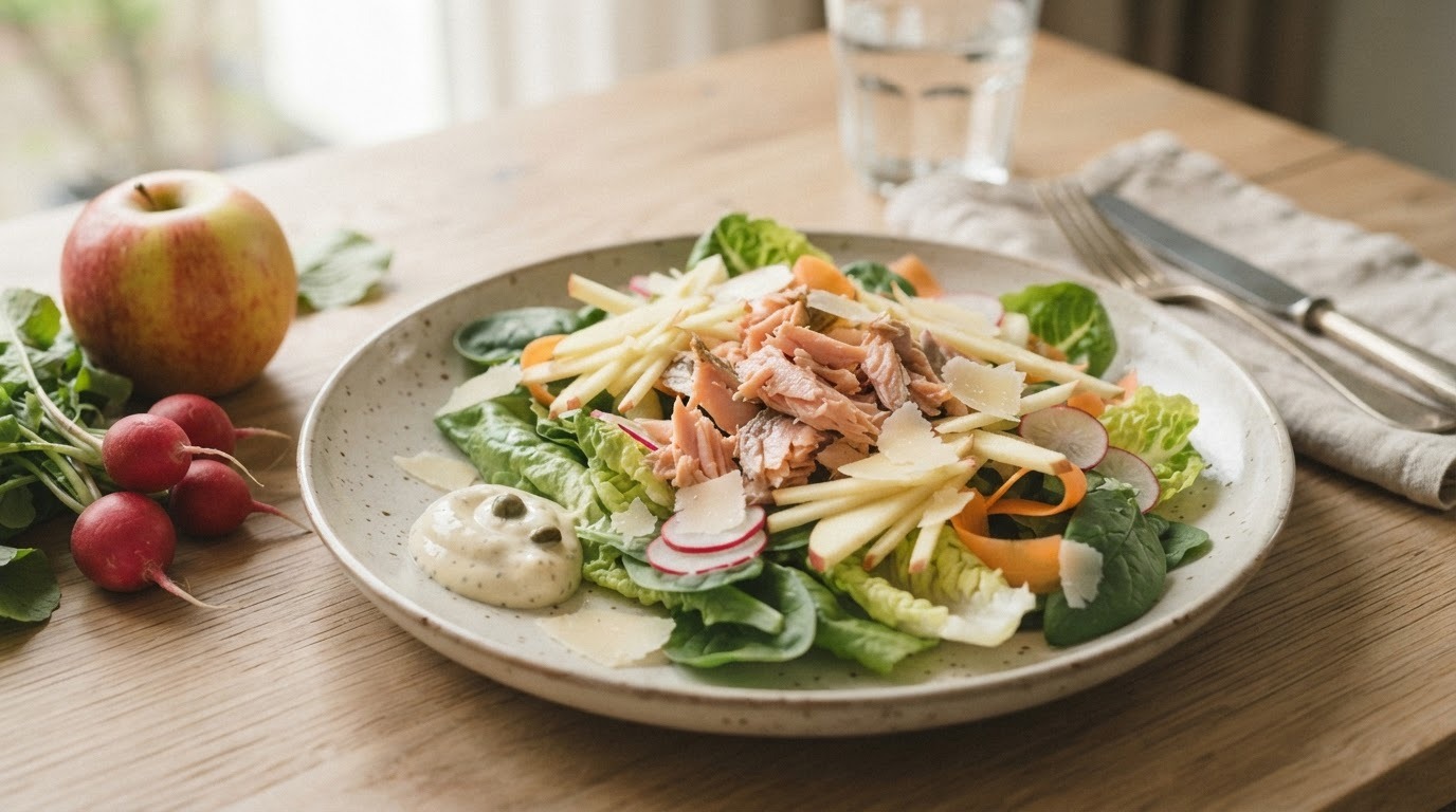 Salade van Appel en Forel