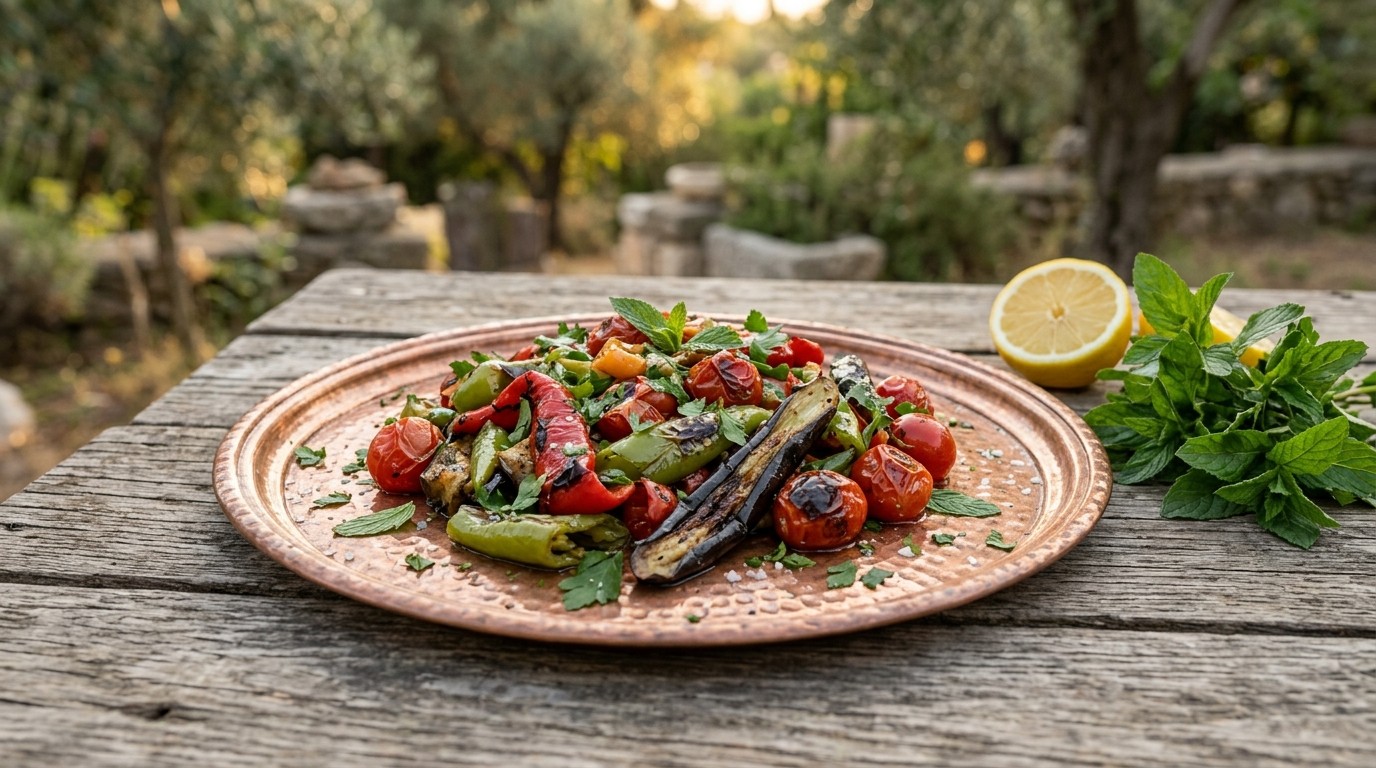 Salade van Gegrilde Groenten recept Salade van Gegrilde Groenten recept
