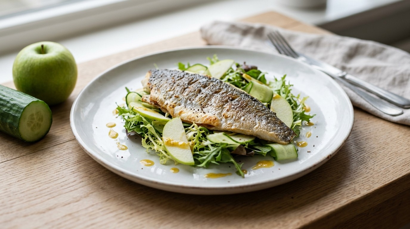 Salade van Geroosterde Dorade