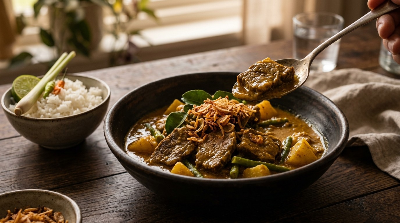 Sambal Goreng Besengeh (pittig Vleesgerecht)