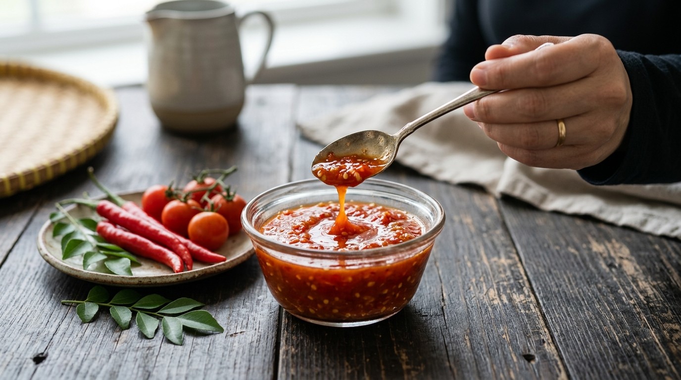 Sambal Lampung (dunne Sambal) recept Sambal Lampung (dunne Sambal) recept