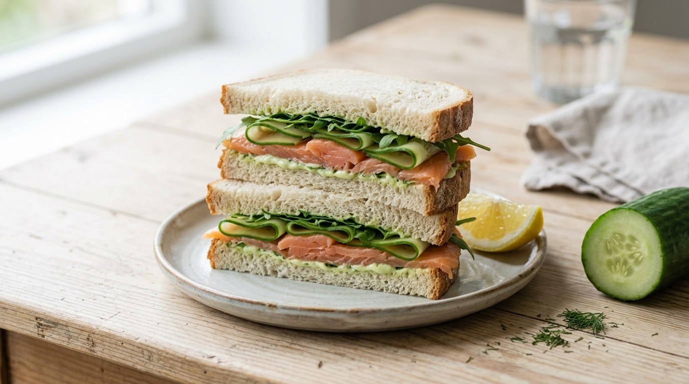 Sandwich Gerookte Zalm