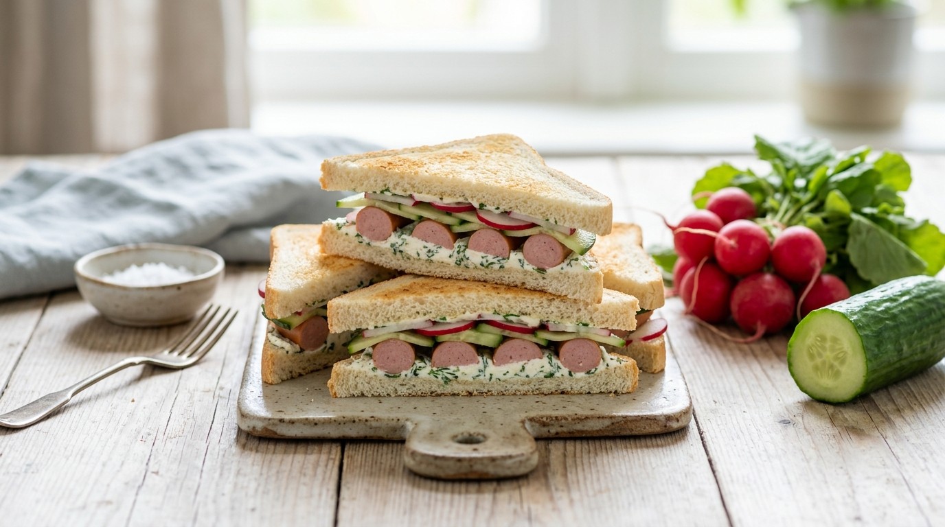 Sandwich met Knakworst recept Sandwich met Knakworst recept