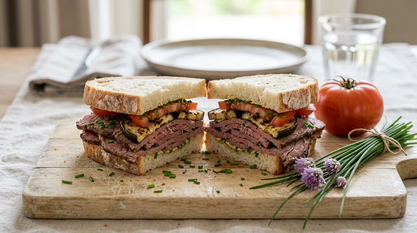 Sandwich met Rollade