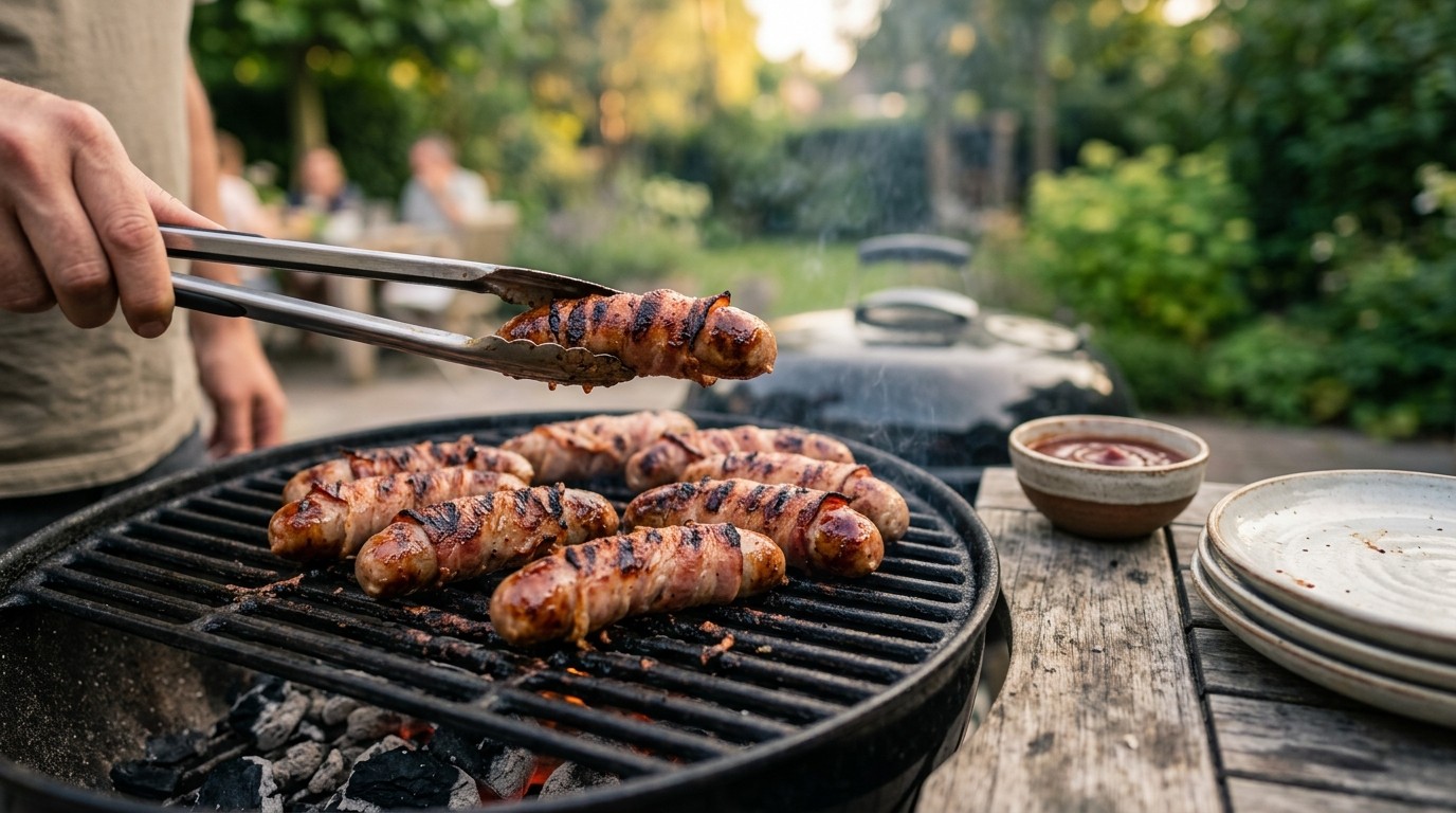 Saucijsvinken Voor de Barbecue