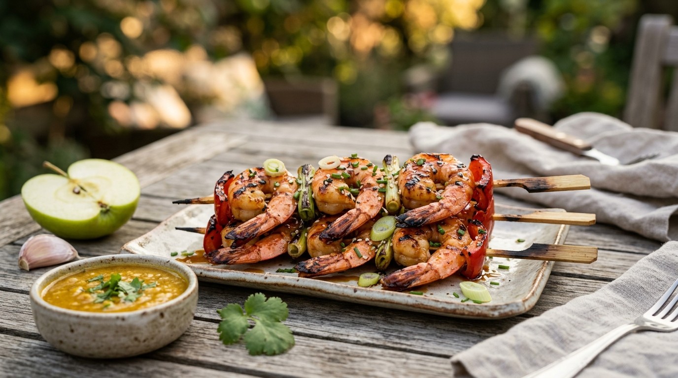 Scampi's Teriyaki - Gemarineerde Scampi's