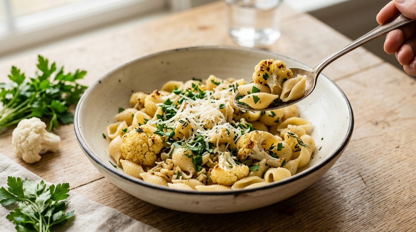 Schelpjespasta met Knoflook recept Schelpjespasta met Knoflook recept