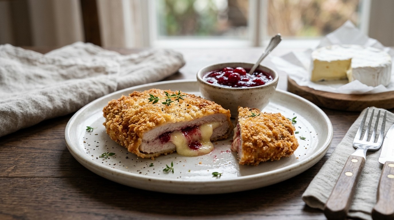 Schnitzel Gevuld met Camembert