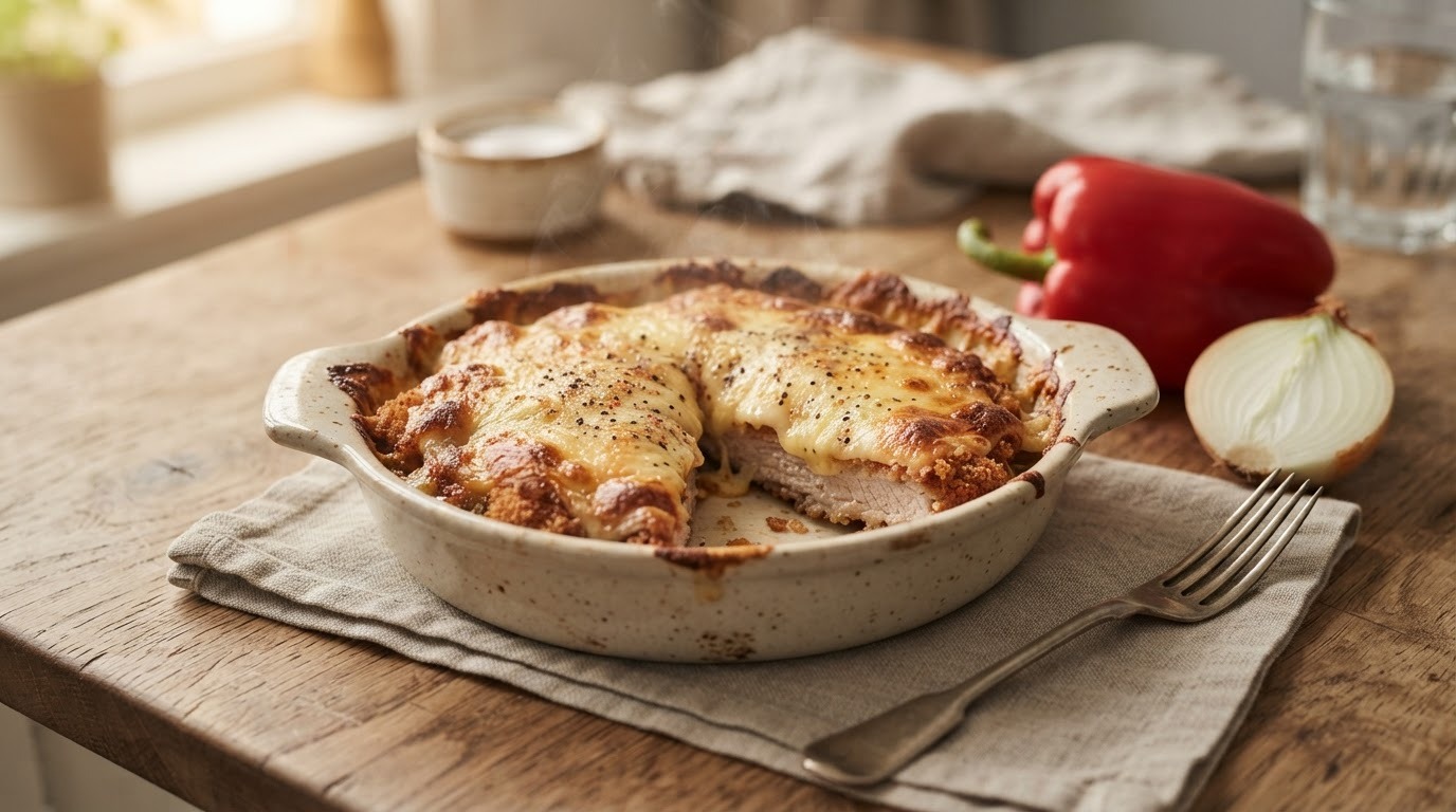Schnitzel Gratin