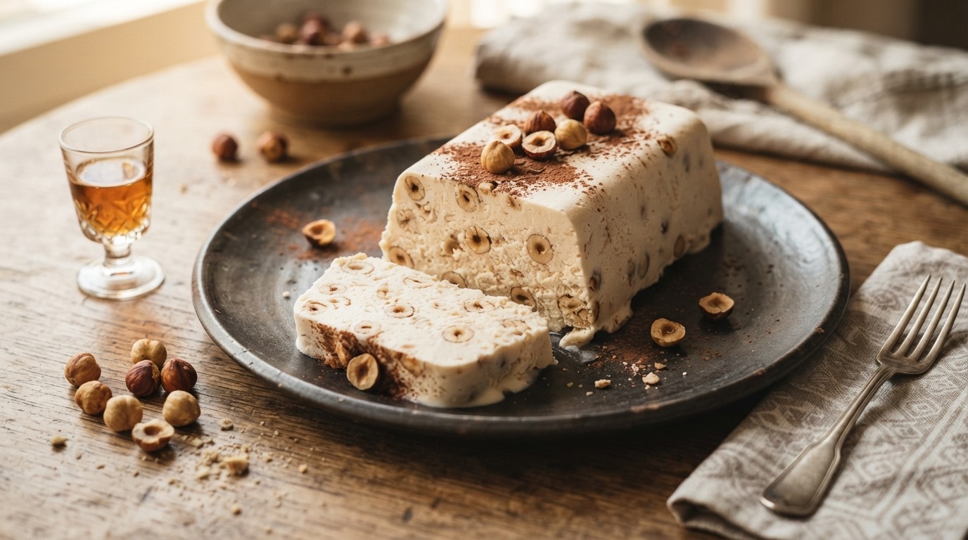 Semifreddo met Hazelnoten recept Semifreddo met Hazelnoten recept