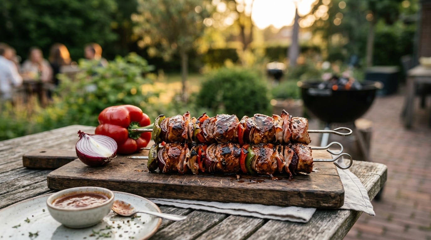 Shaslicks Spiezen Voor op de BBQ